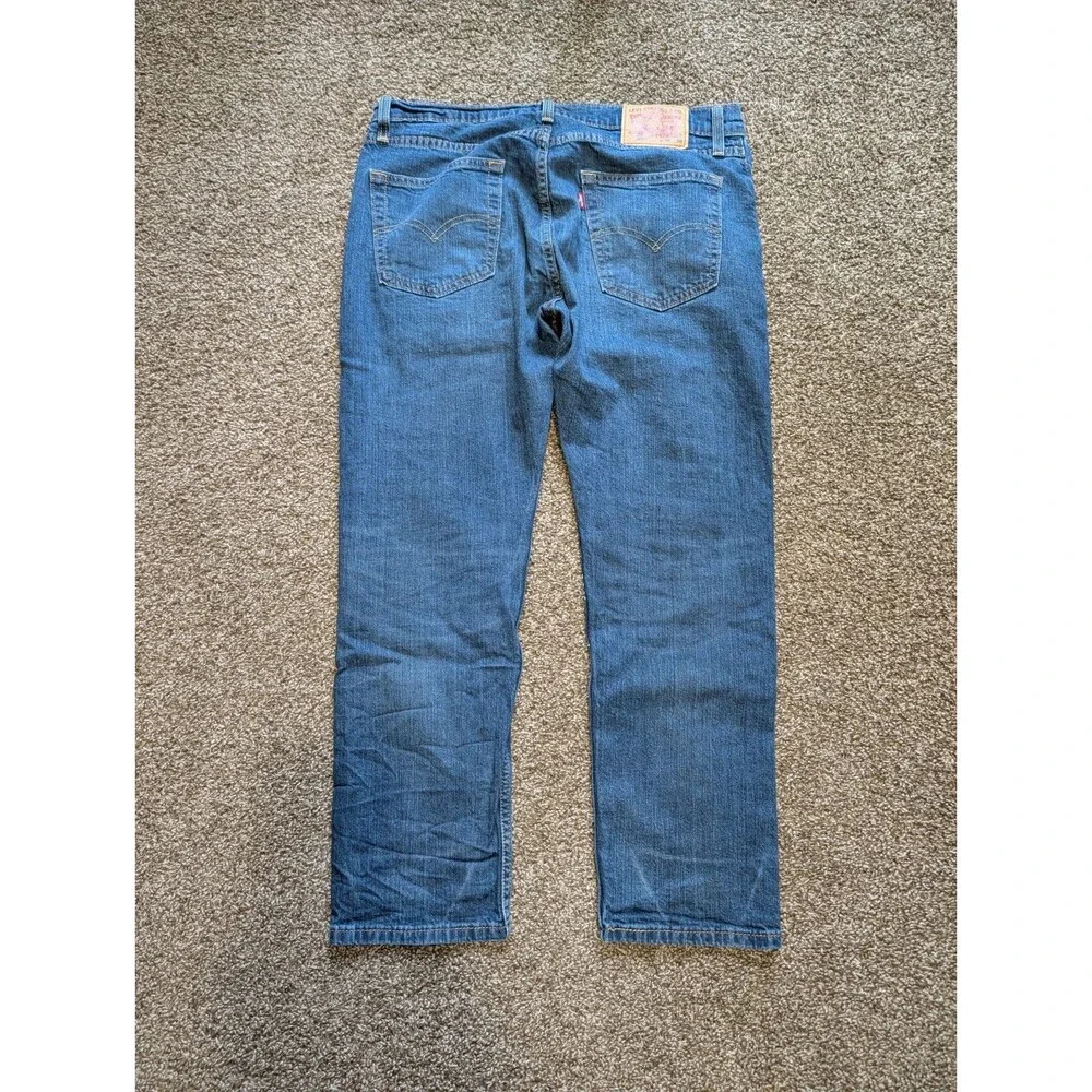 Levi Jeans Men's 502 Taper Fit 34x30 Blue Jeans